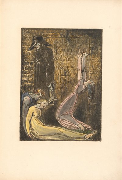 Europe. A Prophecy, Plate 13 (Bentley 10) by William Blake